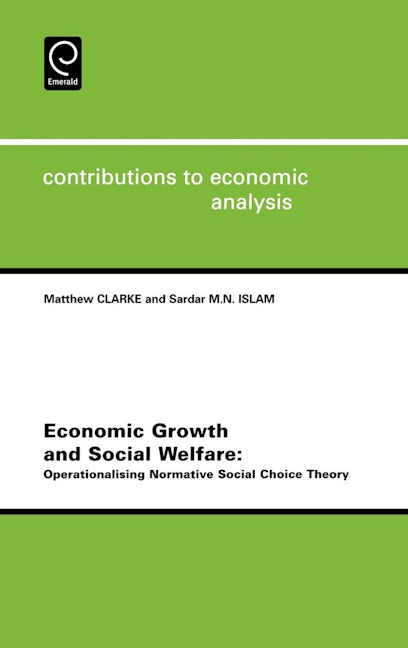 Book cover image for Economic Growth and Social Welfare ISBN: 9780444515650